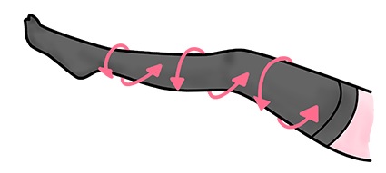 圧迫療法（弾性ストッキング）